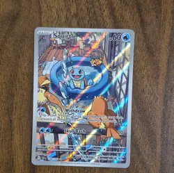 Pokemon TCG Squirtle Illustration Rare 148/142 Stellar Crown Holo English - Image 2