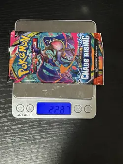 EXTREMELY HEAVY 22.87 Chaos Rising Booster Pack Sealed Pokemon TCG - Image 1