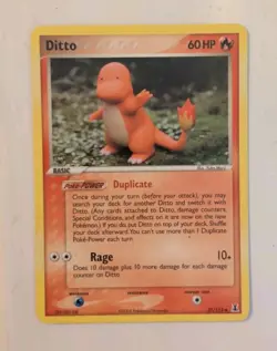 Pokemon Ditto Charmander #37/113 Delta Species LP Yuka Morii - Image 1