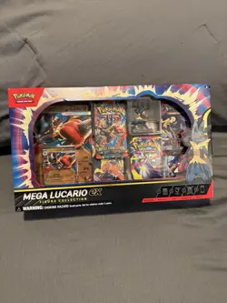 Pokemon TCG: Mega Lucario EX Premium Figure Collection Box - Image 1