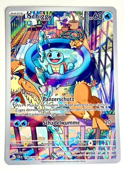 Pokemon Karte Schiggy 148/142 – Illustration Rare – Stellarkrone – Deutsch - Image 1