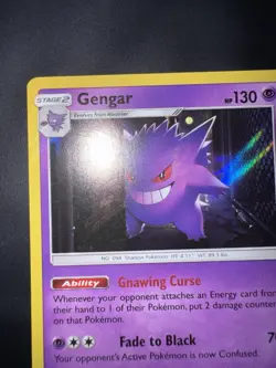 Pokemon Card Gengar Holo 38/111 SM-crimson Invasion English LP - Image 3