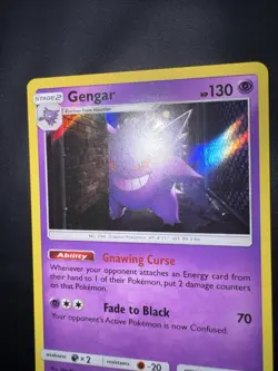 Pokemon Card Gengar Holo 38/111 SM-crimson Invasion English LP - Image 5