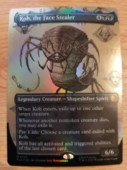 Koh, the Face Stealer (Borderless) - 322 (Avatar) - Near Mint NM - Foil - Image 1