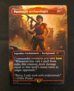 MTG Passionate Archaeologist (Rainbow Foil) Secret Lair x Uncharted 2220 NM - Image 1