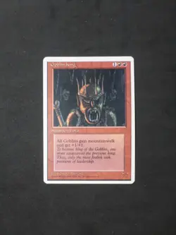 MtG 4th Edition Goblin King NM- $0.75 Flat Shipping VCT124148 - Image 1