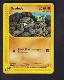 Geodude 110/165 Common Expedition Base Set Pokemon Near Mint - Image 1