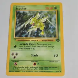 Pokemon TCG Jungle Vintage Lot - Scyther 26/64 Basic English Ken Sugimori - Image 2