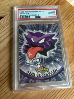 Haunter #93 | 2000 Topps Pokemon TV Animation Series 2 PSA 10 *Super Low Pop 43* - Image 1