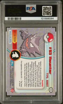 Haunter #93 | 2000 Topps Pokemon TV Animation Series 2 PSA 10 *Super Low Pop 43* - Image 3