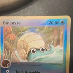 Pokemon Company Pokemon TCG Sandstorm Omanyte 70/100 Reverse Holo EN 2003 70HP - Image 2