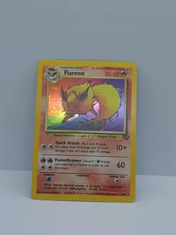 Pokemon Flareon 3/64 Jungle Holo WOTC card CGC - Image 1