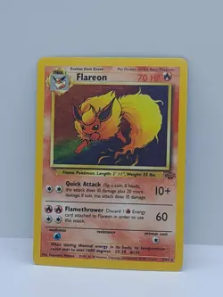 Pokemon Flareon 3/64 Jungle Holo WOTC card CGC - Image 2