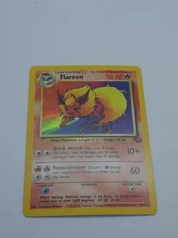 Pokemon Flareon 3/64 Jungle Holo WOTC card CGC - Image 4