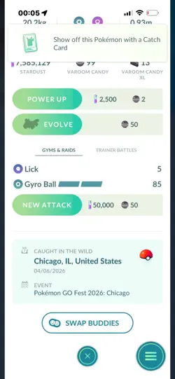 Pokemon Go Shiny Varoom - Image 2