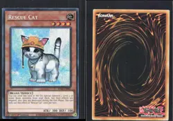 RESCUE CAT (PCR) RA02-EN001 25TH ANNIVERSARY YU-GI-OH 1ST EDITION NM/M - Image 1