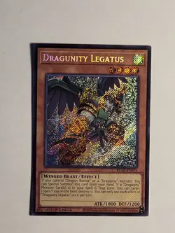 YUGIOH x1 BLGG-EN075 DRAGUNITY LEGATUS - SECRET RARE 1st EDITION - Image 1