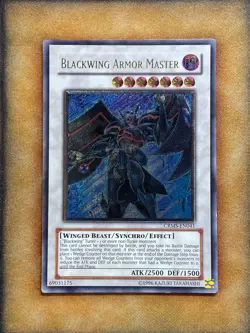 Yugioh Blackwing Armor Master CRMS-EN041 Ultimate Rare EURO PRINT VLP - Image 1