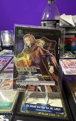 Union Arena CCG Sealed Winner Card Fuegoleon Vermillion UEPR/BCV-1-039 Rare - Image 1