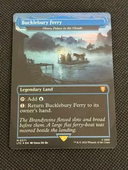 FOIL MTG Bucklebury Ferry - Oboro, Palace in the Clouds - The Lord of the Rings - Image 1
