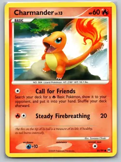 CHARMANDER 59/99 COMMON ARCEUS POKEMON HP - Image 1