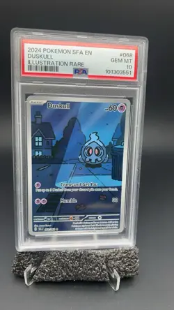 2024 Pokemon Duskull 068/064 Shrouded Fable Illustration Rare PSA 10 #21020 MC - Image 1