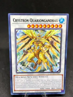 2x Yu-Gi-Oh! Crystron Quariongandrax MZTM-EN087 1st Edition (R) NM - Image 1