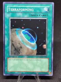 Yu-Gi-Oh! Terraforming SDRL-EN026 Rise of the Dragon Lords 1st Edition NM - Image 1
