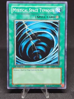 Yu-Gi-Oh! Mystical Space Typhoon SD4-EN016 Fury from the Deep 1st Edition NM - Image 1