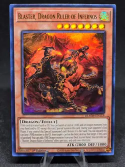 Yu-Gi-Oh! Blaster, Dragon Ruler of Infernos BLMM-EN119 1st Edition (UR) NM - Image 1