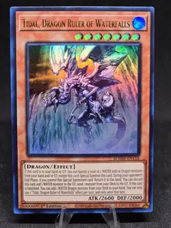 Yu-Gi-Oh! Tidal, Dragon Ruler of Waterfalls BLMM-EN118 1st Edition (UR) NM - Image 1