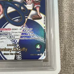 2025 One Piece CCG Dodgers x One Piece Night Monkey D. Luffy EB02-010 Foil PSA 9 - Image 5