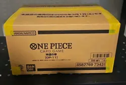 One Piece TCG OP-11 A Fist Of Divine Speed Booster Box Case SEALED Japanese - Image 3