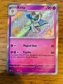 NM! Kirlia (154/091) Paldean Fates Baby Shiny Rare Pokemon Card! FREE P&P! - Image 1