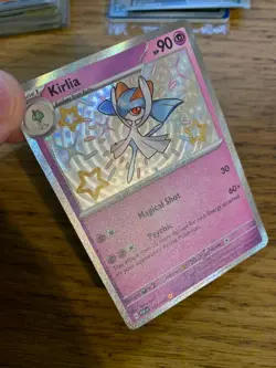 NM! Kirlia (154/091) Paldean Fates Baby Shiny Rare Pokemon Card! FREE P&P! - Image 3