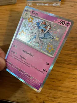 NM! Kirlia (154/091) Paldean Fates Baby Shiny Rare Pokemon Card! FREE P&P! - Image 4