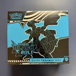POKEMON TCG SCARLET & VIOLET BLACK BOLT ETB ELITE TRAINER BOX FACTORY SEALED - Image 1