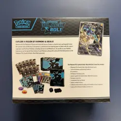 POKEMON TCG SCARLET & VIOLET BLACK BOLT ETB ELITE TRAINER BOX FACTORY SEALED - Image 2