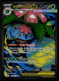 Mega Venusaur ex 155/132 Mega Evolution Ultra Rare Pokemon - Image 1