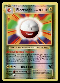ELECTRODE - 40/108 Rare Evolutions Pokemon Reverse Holo LP - Image 1
