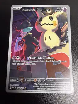 TEAM ROCKET'S MIMIKYU 238/217 ILLUSTRATION RARE ASCENDED HEROES POKEMON NM - Image 2