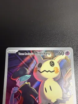 TEAM ROCKET'S MIMIKYU 238/217 ILLUSTRATION RARE ASCENDED HEROES POKEMON NM - Image 3