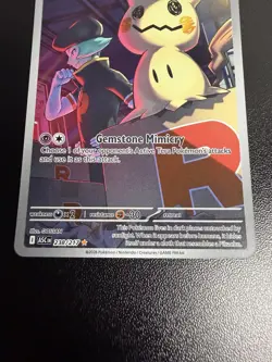 TEAM ROCKET'S MIMIKYU 238/217 ILLUSTRATION RARE ASCENDED HEROES POKEMON NM - Image 4