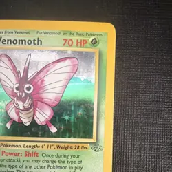 Pokemon TCG Venomoth 13/64 Jungle Rare 70 HP 1999 English Unlimited Regular - Image 2