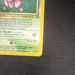 Pokemon TCG Venomoth 13/64 Jungle Rare 70 HP 1999 English Unlimited Regular - Image 5