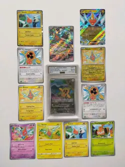 Rotom Pokemon Card Bundle Graded Slab Fan Rotom AR Cosmos Holo Exclusive Job Lot - Image 1