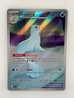Pokemon Phantasmal Flames - Dewgong 097/094 - Illustration Rare - NM/M Condition - Image 1