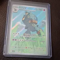 Pokemon TCG Golurk 123/086 Sv: Black Bolt Holo Illustration Rare Stage 1 160HP - Image 1