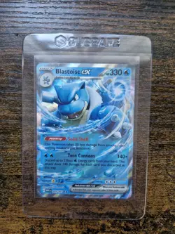 Pokemon TCG | 151 | Blastoise Ex double rare 009/165 - Image 1