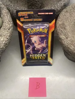 Pokemon Sun & Moon Hidden Fates Mew Blister Pack 1 Booster + Five Cards B - Image 1